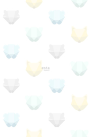 Esta XL Photowalls For Kids Fotobehang 158856 Origami Animal Mask
