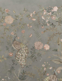 Borastapeter Studio Fotobehang 9469W Chinoiserie/Chines Stijl met bloemen en vogels
