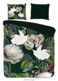 Muller Textiles Dekbedovertrek 2367 Luuk Green/Botanisch/Bloemen/Grafisch