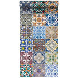 Esta Home Boho Chic Fotobehang 158603 Spaanse Tegels/Vintage
