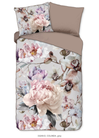 Muller Textiles Dekbedovertrek 33249 Colinda Grey/Bloemen/1 persoons