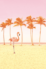 Eijffinger Wallpower Junior Fotobehang 364146 Flamingo Beach/Tropisch