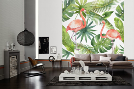 AS Creation Greenery Fotobehang DD116612 Tropical/Flamingo 1