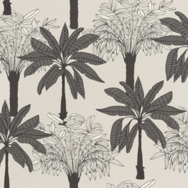Onszelf Botanique Behang 537802 Palmbomen/Tropisch/Bladeren/Grijs Rasch