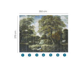 Erismann Zooom One Fotobehang 2506V-11 Forest/Landschap met bomen