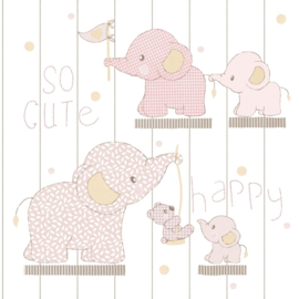 Noordwand Mondo Baby Behang 13022 Elephant's Breath/Olifant