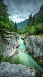 Erismann Zooom One Fotobehang 2527N-81 Green River/Landschap met beekje