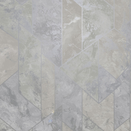 Dutch Wallcoverings Patagonia Behang 36122 Zarci Grey//Grafisch