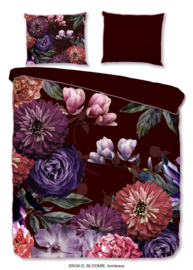 Muller Textiles Dekbedovertrek 20034-D Bloomie Bordeaux/Bloemen/Klassiek/2 persoons