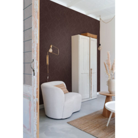 Esta Home Behang 131165 Bladeren Bordeaux Rood
