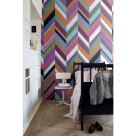 Esta Home XL2 Wallpapers Fotobehang 158912 Colorful Herringbone/Chevron