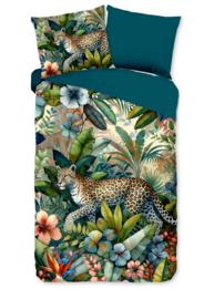 Muller Textiles Dekbedovertrek 33197 Raza/Luipaard/Bladeren/1 persoons