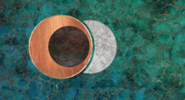 Muance Edition 2 Cobalt Collection Fotobehang The Circle MU12073 Modern
