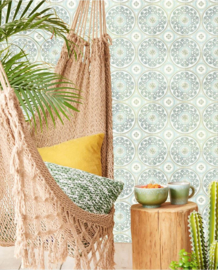 Eijffinger Wallpower Favourites Fotobehang 309013 Rosario Tiles Celadon