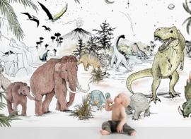 Annet Weelink Design Fotobehang 8785280858108 Prehistoric/Dino