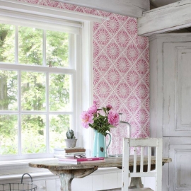 Esta Home Cabana Behang 140-148610 Bloemen/Ornament
