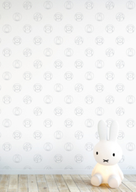 Kek Nijntje Fotobehang WP-538 Miffy Portraits Grey