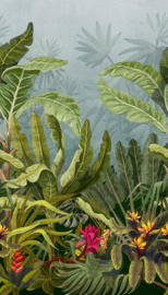 Dutch Wallcoverings One Roll One Motif Fotobehang A50701 Parrot Jungle/Bladeren