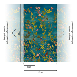 AS Creation Vibes & Styles Fotobehang 792163 Botanisch/Vogels/Bloemen