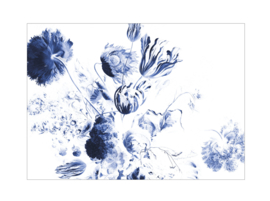 KEK Amsterdam II Fotobehang WP-224 Royal Blue Flowers/Bloemen