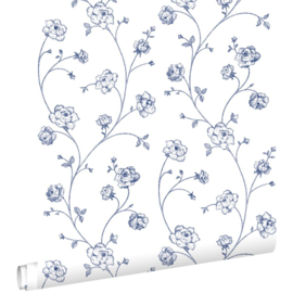 Esta Home Vintage Flowers Behang 139300 Bloemen/Toile de jouy Rozen