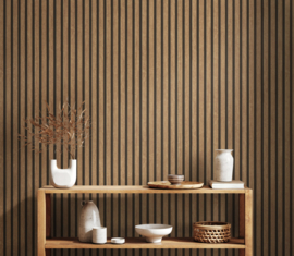 AS Creation Elements 2 Behang 391091 Hout/Panelen/Strepen