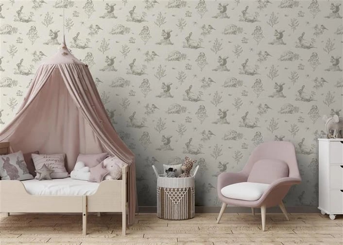 Arthouse Signature 2 Behang 924409 Country Walk Natural/Bosdieren