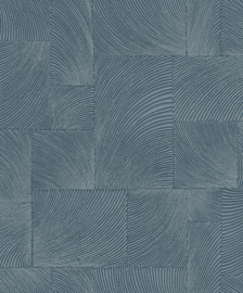 Dutch Wallcoverings Omura Behang A71504 Grafisch/Murio Blauw