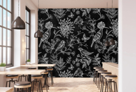 Walls by Patel Fotobehang DD110346 Botanisch Blackboard 9