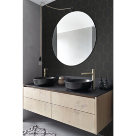Esta Home Bloom Behang 139313 Hexagon/Honingraat/Zwart/Goud