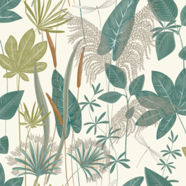 Dutch Wallcoverings Arcadia Behang A70702 Bladeren/Botanisch