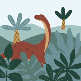 AS Creation Canvas Schilderij DD129442 Dino Delight/Dinosaurus