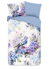Muller Textiles Dekbedovertrek 33128 Amira/Duif/Hortensia/1 persoons