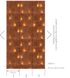 AS Creation Metropolitan Stories Hotspot Fotobehang 790159 Amber Glow