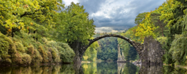 Dimex Fotobehang Arch Bridge MP-2-0060 Panorama/Natuur