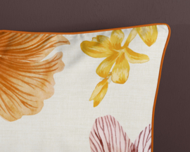Muller Textiles Dekbedovertrek 20018-D Annabelle Offwhite/Bloemen/Botanisch