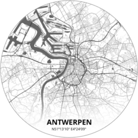 Noordwand Topchic 2021/2023 City Circles Behang Antwerpen CCA3/Steden