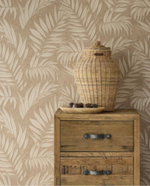 Eijffinger Riviera Maison Behang 350553 Bladeren Relief