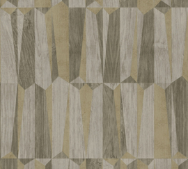 AS Creation Nara Behang 38743-3 / 387433 Grafisch/Hout Structuur