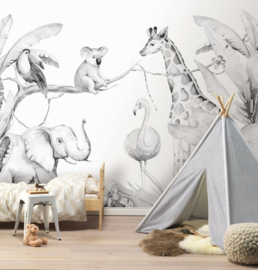 Rasch Bambino XIX Fotobehang 253313 Let's go really Wild/Dieren