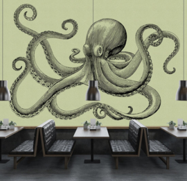 ASCreation Walls by Patel Fotobehang Jules 3 DD114292 Octopus/Inktvis