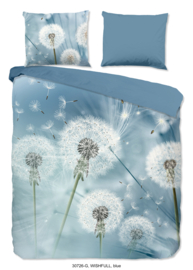 Muller Textiles Dekbedovertrek 30726 Wishfull Blue/Paardenbloem/Lits-jumeaux