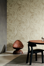 Arte Manila Behang 64510 Spiral Linen( Gratis Universele Lijm en Verzending binnen Nederland)