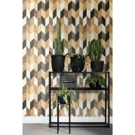 Esta Home XL2 Wallpapers Fotobehang 158919 Grasscloth herringbone