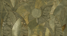 Muance Edition 3 Amber Collection Fotobehang Harmony MU13084 Bladeren
