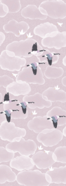 Behangexpresse Olive & Noah Fotobehang INK7819 Soft Lilac Clouds