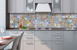 Dimex Zelfklevende Keuken Achterwand Portugal Tiles KL-260-097 Tegels