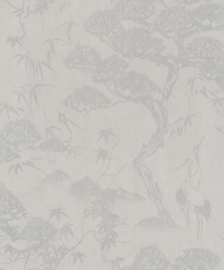 BN Wallcoverings Zen Behang 220274 Crane Dance/Kraanvogel/Natuurlijk