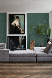 Origin Natural Fabrics Behang 351-347763 Monstera Leaves/Bladeren
