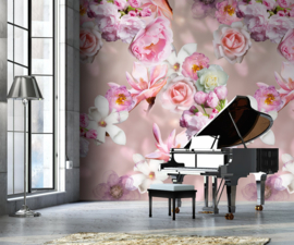Behangexpresse Colorful Fotobehang INK7318 More Magnolia/Bloemen